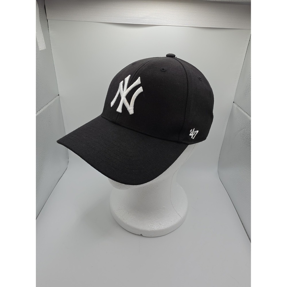 New York Yankees '47 Brand Black SnapBack Adjustable Baseball Cap OFSA Hat